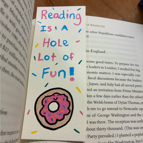 Hand Crafted Other - Donut Bookmark